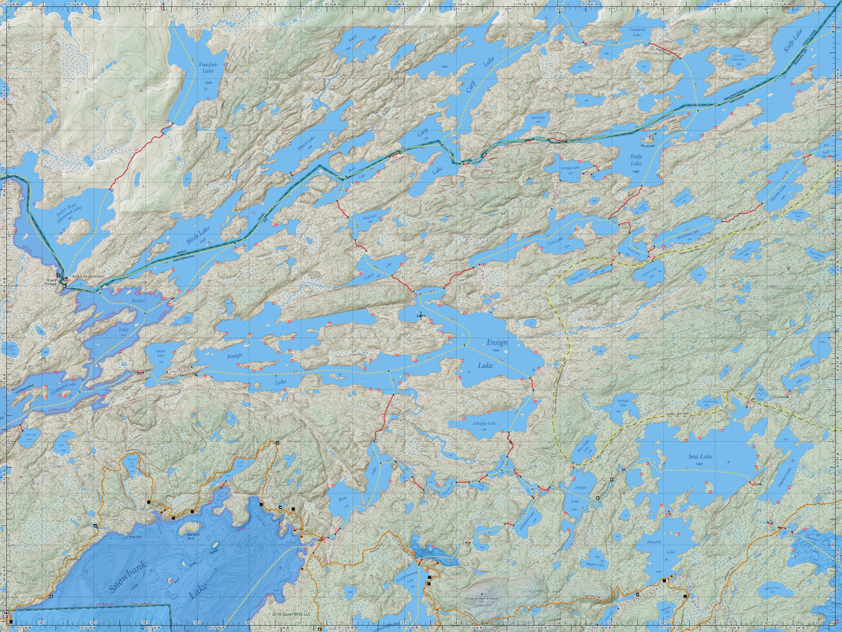 Wild Map™ Ensign (Terrain) by Quiet Wild, LLC | Avenza Maps