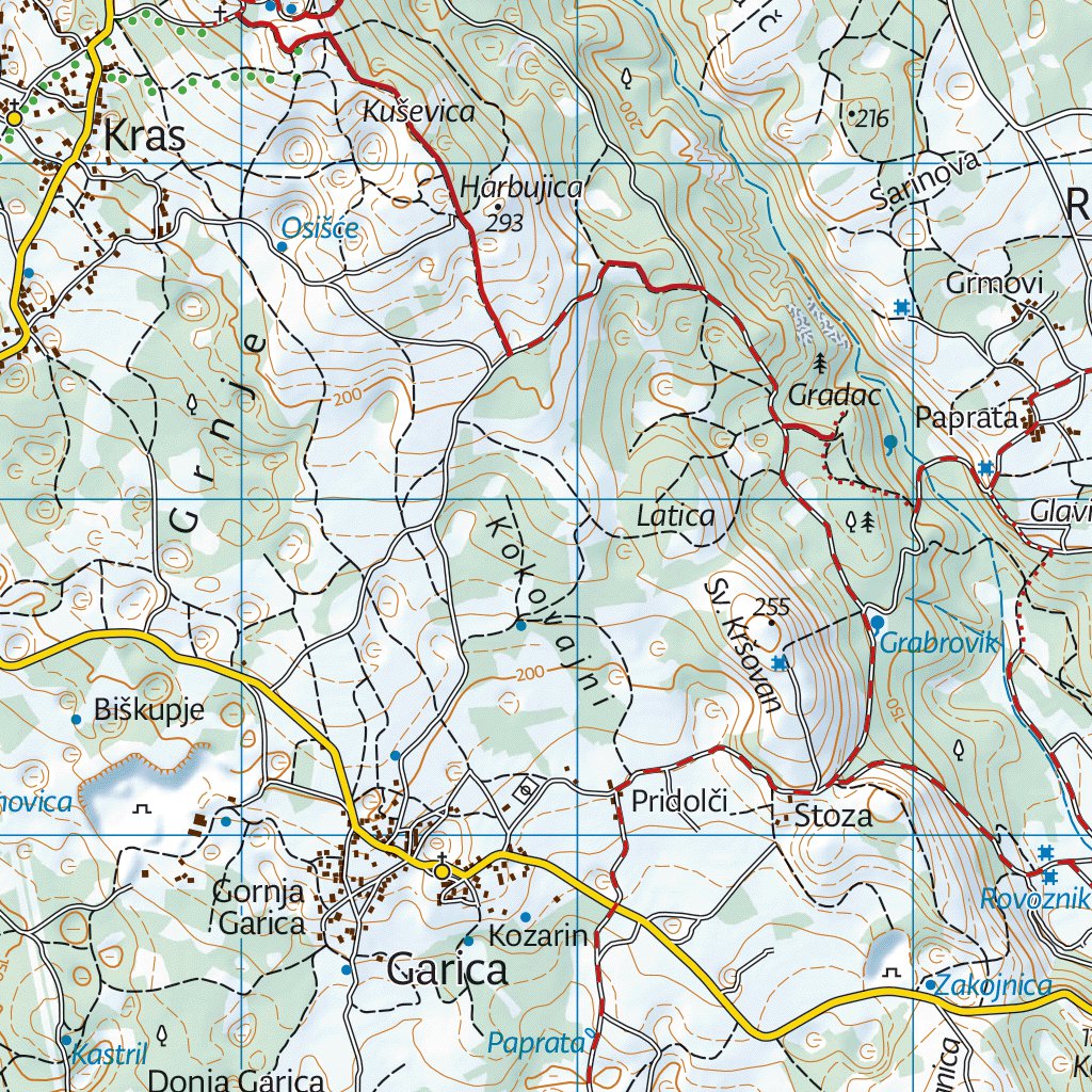 camping krk maps Krk Island Hike