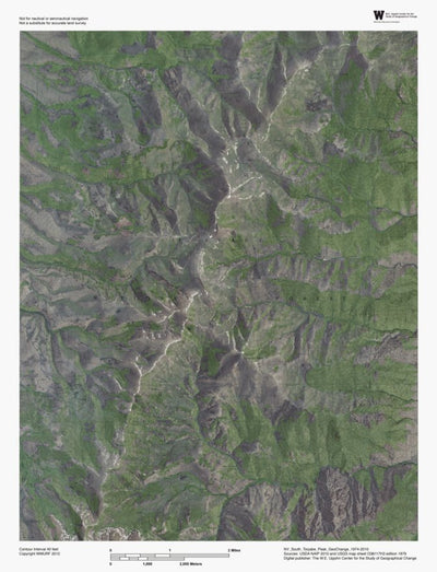 NV-South Toiyabe Peak: GeoChange 1974-2010 Preview 1