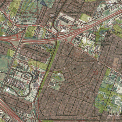 LA-Baton Rouge East: GeoChange 1989-2010 Preview 3