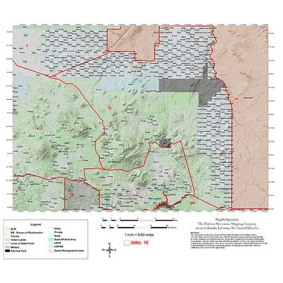 Arizona GMU 7E & 7W Map Bundle - Hunt Arizona Preview 1