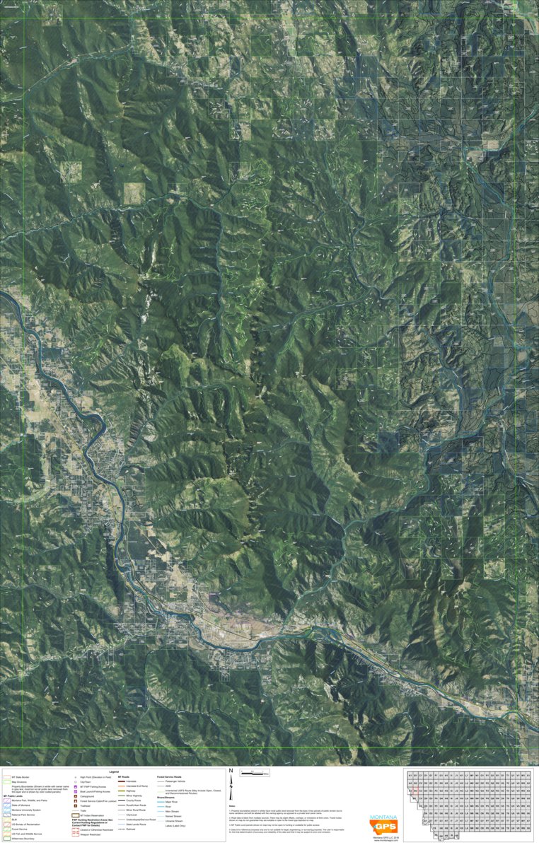 MT Aerial View B3 Map by MontanaGPS | Avenza Maps