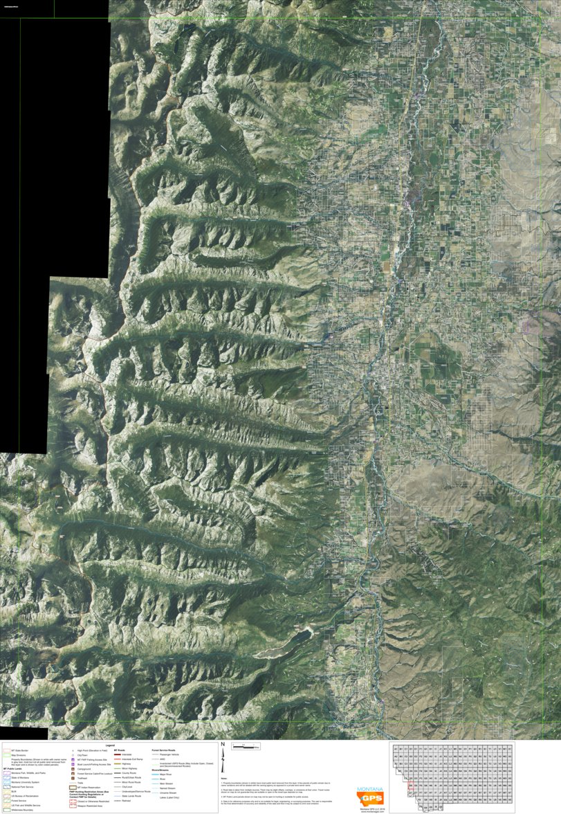 D6 Map MT Aerial View D6 Map by MontanaGPS | Avenza Maps