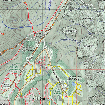 Tri-Cities Hiking and Biking Map (West Sheet) Preview 3