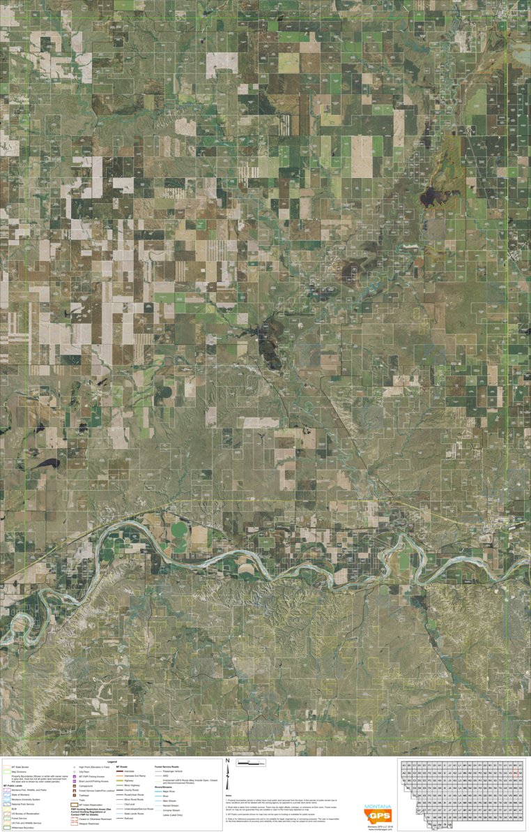 MT Aerial View W2 Map by MontanaGPS | Avenza Maps
