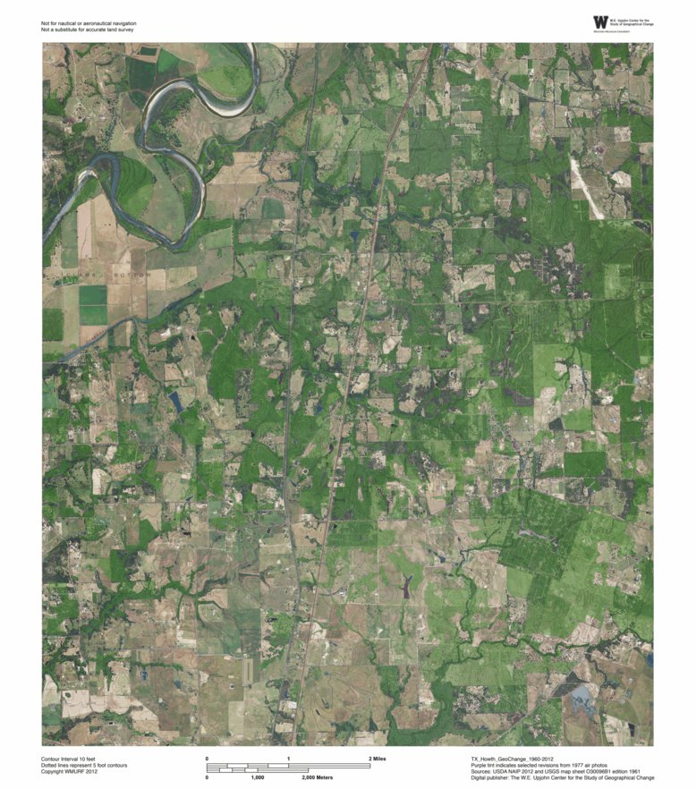 TX-Howth: GeoChange 1960-2012 Map by Western Michigan University ...