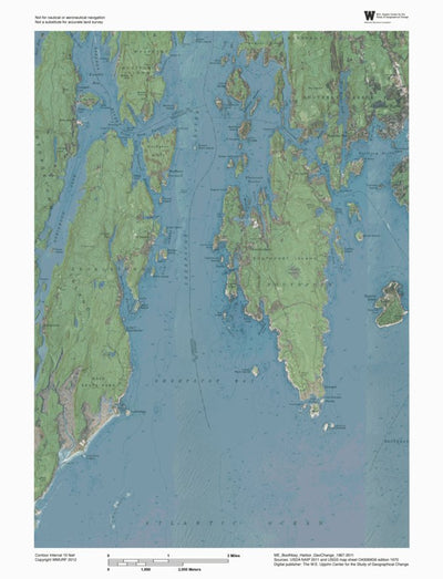 ME-Boothbay Harbor: GeoChange 1967-2009 Preview 1