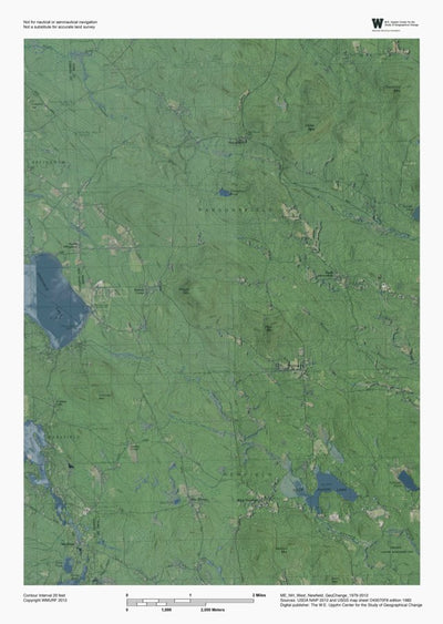 ME-NH-West Newfield: GeoChange 1979-2012 Preview 1