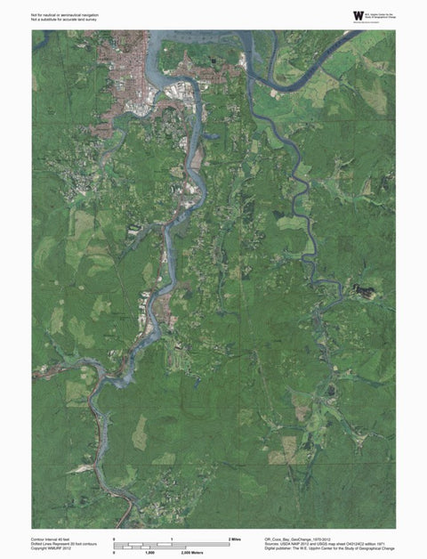 OR-Coos Bay: GeoChange 1970-2012 Preview 1