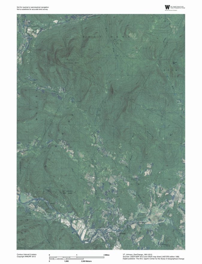 VT-Johnson: GeoChange 1981-2012 Map by Western Michigan University ...