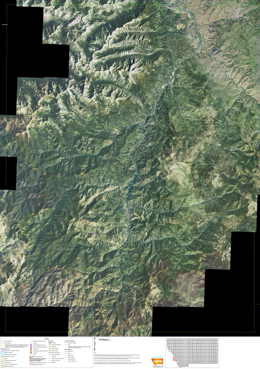 MT Aerial View D7 Map by MontanaGPS | Avenza Maps