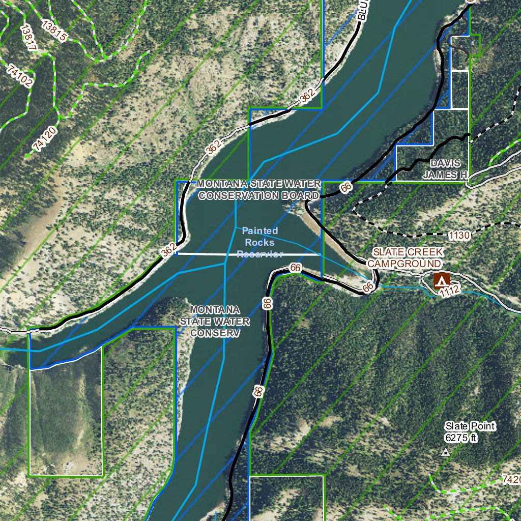 MT Aerial View D7 Map by MontanaGPS | Avenza Maps