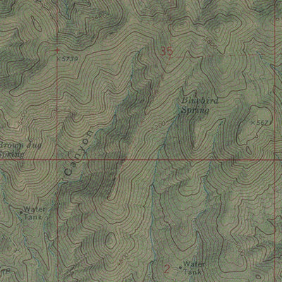 AZ-Oak Grove Canyon: GeoChange 1971-2010 Preview 3