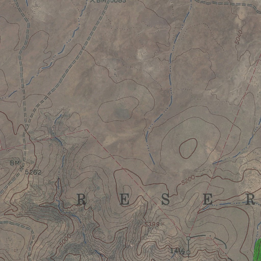 AZ-Ash Creek Ranch: GeoChange 1964-2010 Map by Western Michigan ...