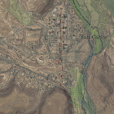 AZ-San Carlos: GeoChange 1964-2010 Preview 3