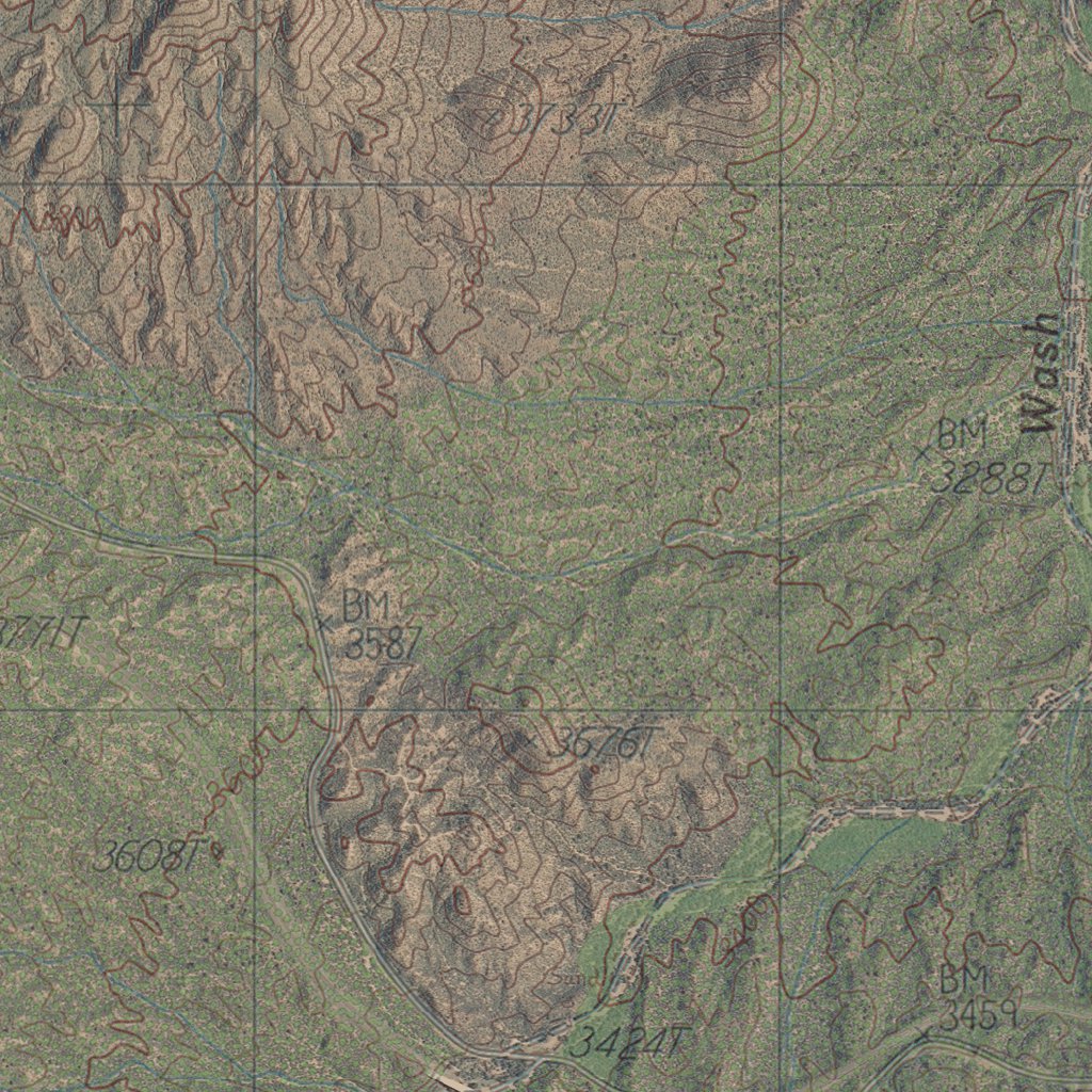 AZ-Salt River Peak: GeoChange 1981-2010 Map by Western Michigan ...