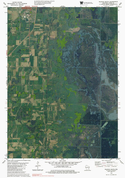 WI-WAUPUN SOUTH: GeoChange 1975-2015 Preview 1