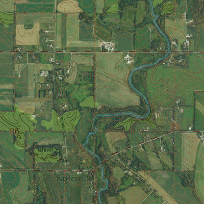 WI-HARTFORD WEST: GeoChange 1954-2015 Preview 2