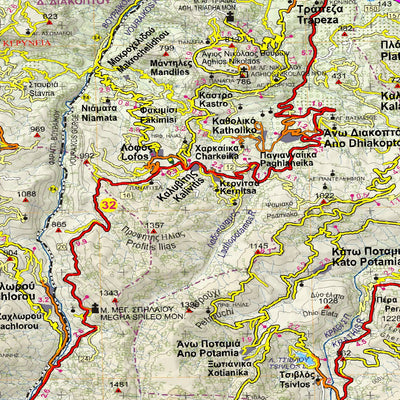 Achaia, Peloponnese [Road Map] Preview 3