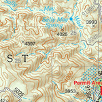 Tonto National Forest Quadrangle: HACKBERRY MOUNTAIN Preview 3