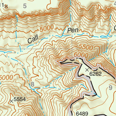 Tonto National Forest Quadrangle: STRAWBERRY Preview 3