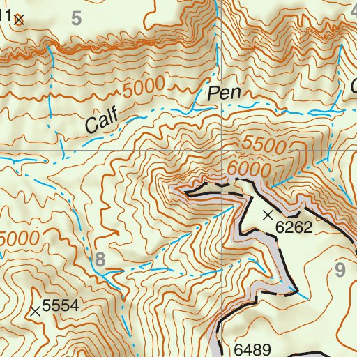 Tonto National Forest Quadrangle: STRAWBERRY Map by US Forest Service ...