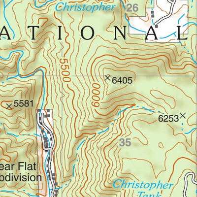 Tonto National Forest Quadrangle: PROMONTORY BUTTE Preview 2