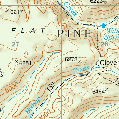 Tonto National Forest Quadrangle: TULE MESA Preview 2
