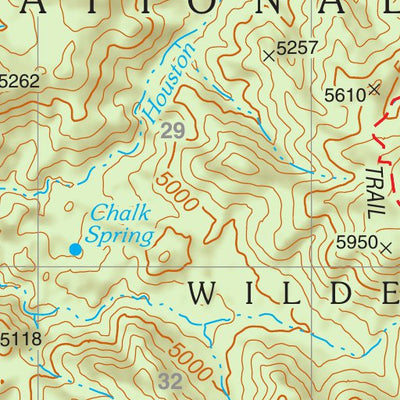 Tonto National Forest Quadrangle: CYPRESS BUTTE Preview 2