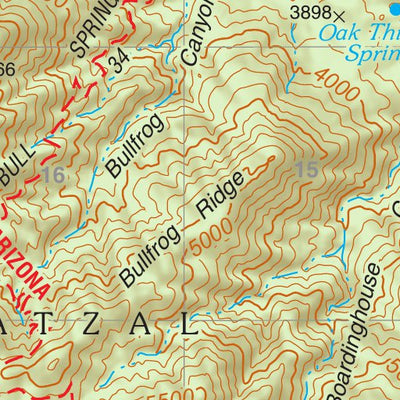 Tonto National Forest Quadrangle: CYPRESS BUTTE Preview 3