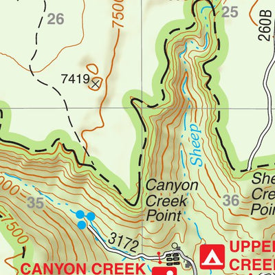 Tonto National Forest Quadrangle: O W POINT Preview 2