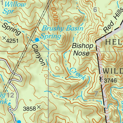 Tonto National Forest Quadrangle: PAYSON SOUTH Preview 3