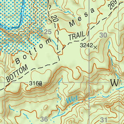 Tonto National Forest Quadrangle: WET BOTTOM MESA Preview 2