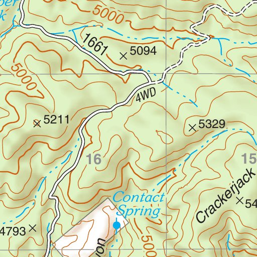 Tonto National Forest Quadrangle: BUCKHEAD MESA Map by US Forest ...