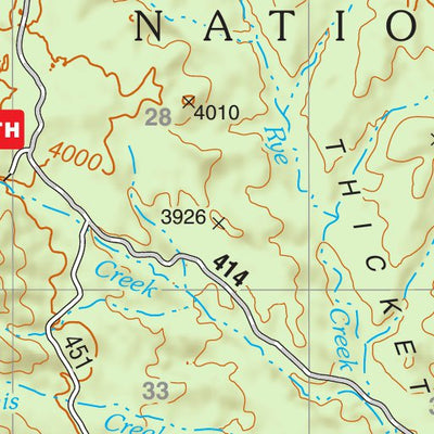 Tonto National Forest Quadrangle: NORTH PEAK Preview 2