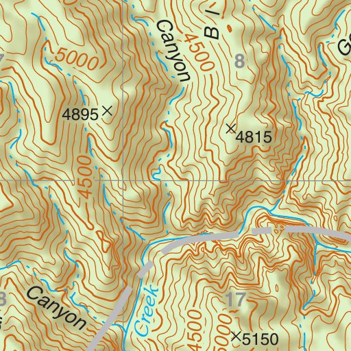 Tonto National Forest Quadrangle: MCDONALD MOUNTAIN Map by US Forest ...