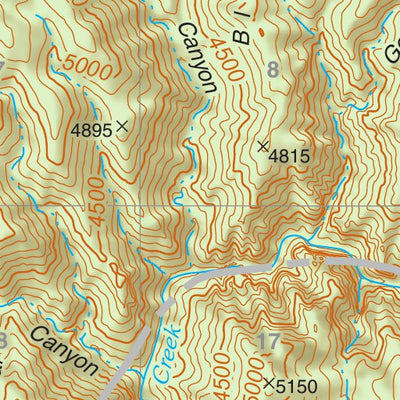 Tonto National Forest Quadrangle: MCDONALD MOUNTAIN Preview 3