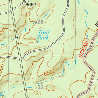 Tonto National Forest Quadrangle: PARALLEL CANYON Preview 2