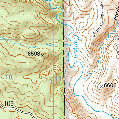 Tonto National Forest Quadrangle: PARALLEL CANYON Preview 3