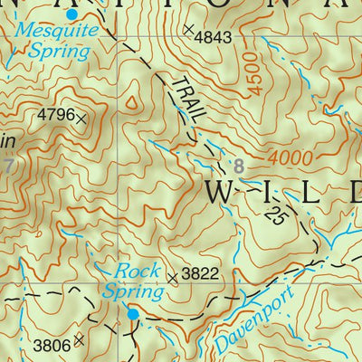 Tonto National Forest Quadrangle: TABLE MOUNTAIN Preview 2