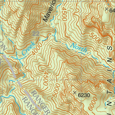 Tonto National Forest Quadrangle: TABLE MOUNTAIN Preview 3