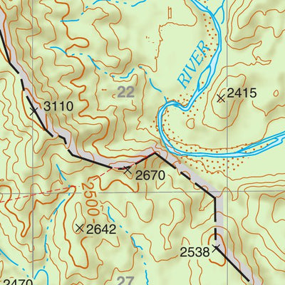 Tonto National Forest Quadrangle: CHALK MOUNTAIN Preview 3