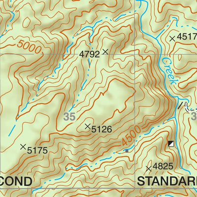 Tonto National Forest Quadrangle: BUZZARD ROOST MESA Preview 3