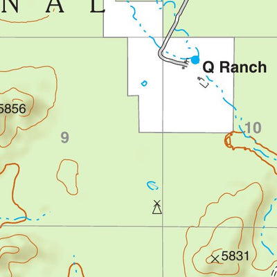 Tonto National Forest Quadrangle: GENTRY MOUNTAIN Preview 2