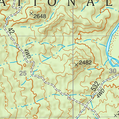 Tonto National Forest Quadrangle: HORSESHOE DAM Preview 2
