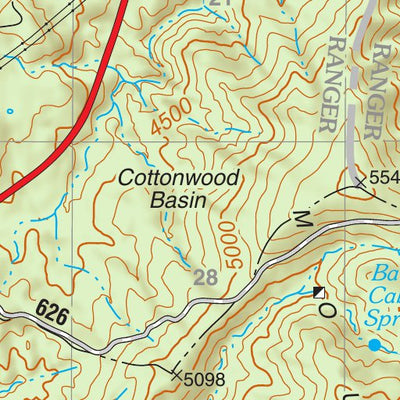 Tonto National Forest Quadrangle: RENO PASS Preview 2