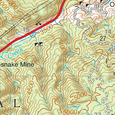 Tonto National Forest Quadrangle: RENO PASS Preview 3