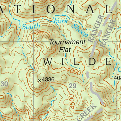 Tonto National Forest Quadrangle: LION MOUNTAIN Preview 2