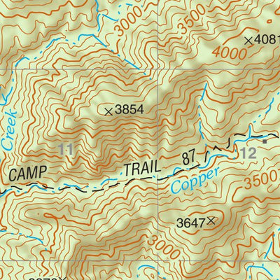 Tonto National Forest Quadrangle: LION MOUNTAIN Preview 3