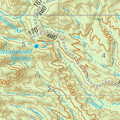 Tonto National Forest Quadrangle: KAYLER BUTTE Preview 3